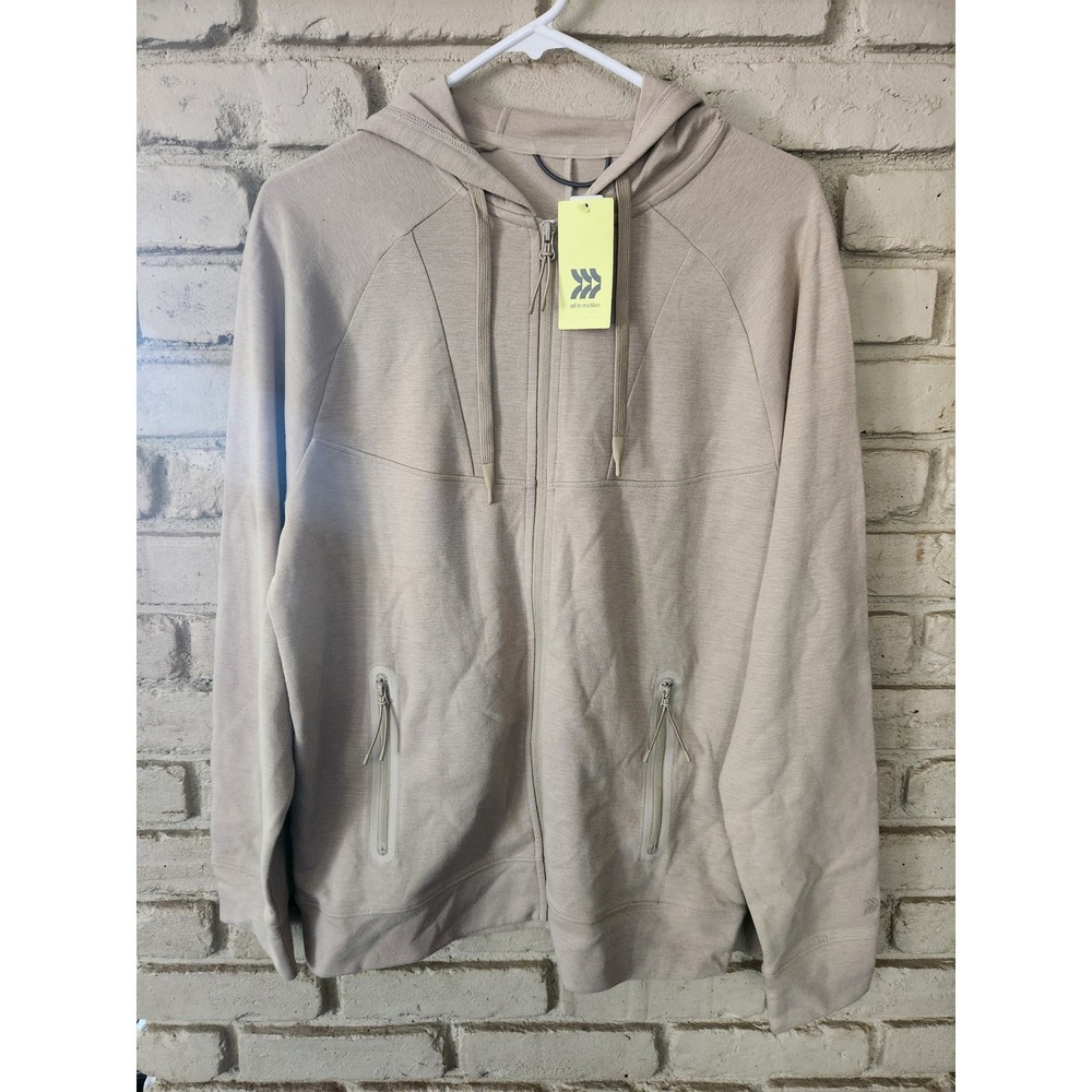 All in Motion Mens Siro Ponte Full Zip Hoodie